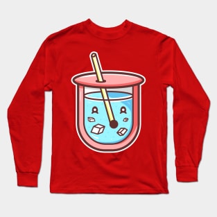 Boba cup kawaii Long Sleeve T-Shirt